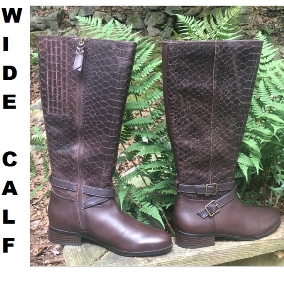 Trotters Shoes - NWB 9 Trotters wide calf genuine leather boots